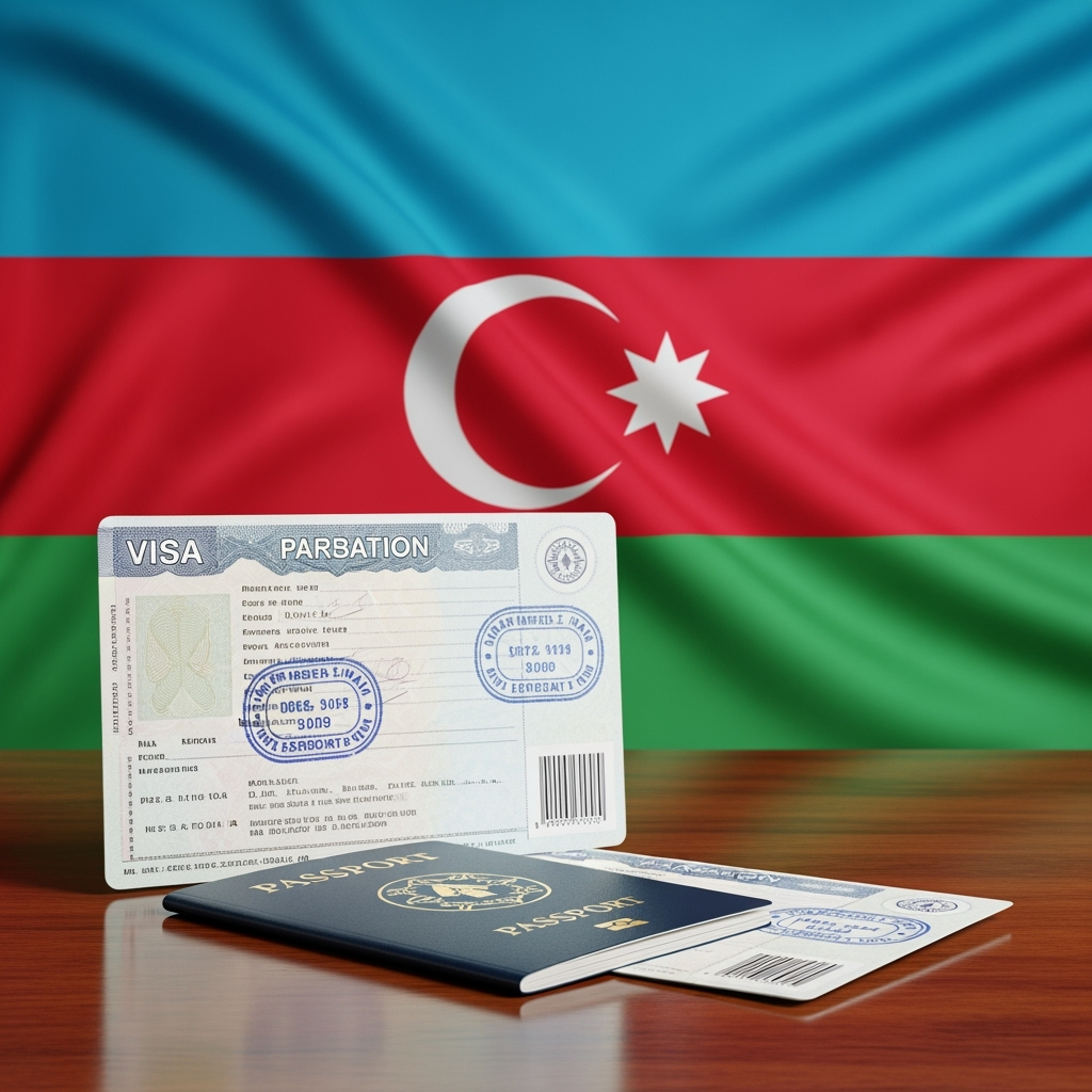 Azerbaijan e-Visa documents and passport